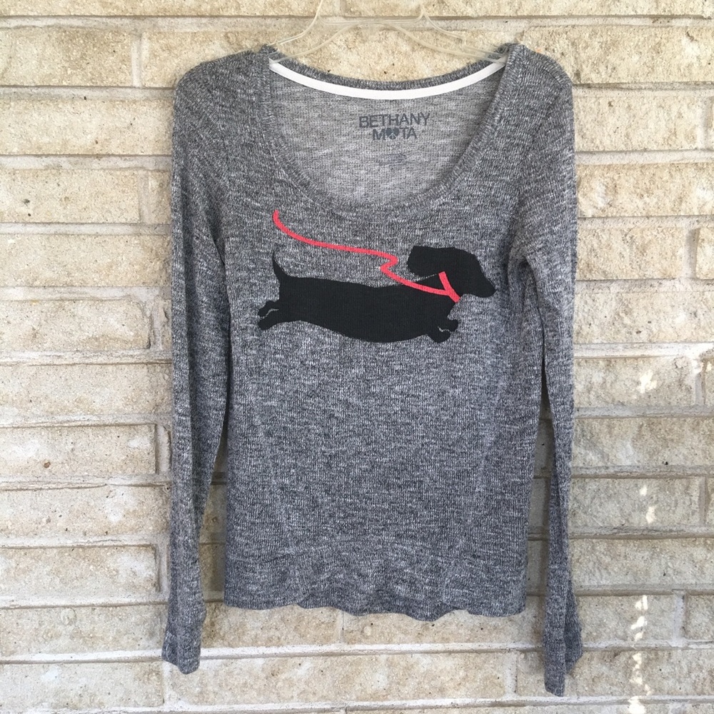 BETHANY MOTA gray sweater size S